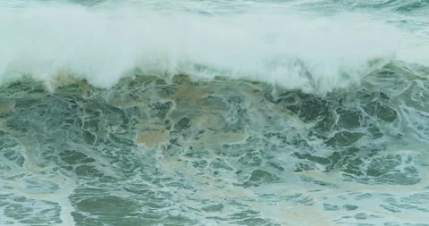Big Waves at Nazaré Stock Footage 304401756