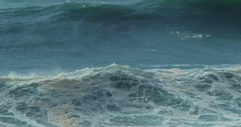 Big Waves at Nazaré Stock Footage 304418407