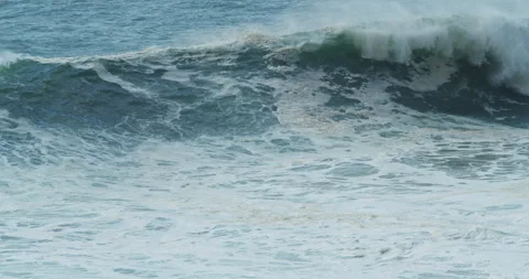 Big Waves at Nazaré Stock Footage 304423641