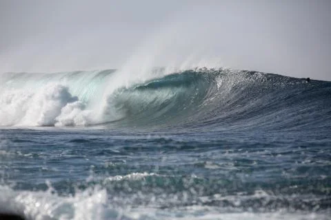 Big Waves in the Ocean Stock Photos