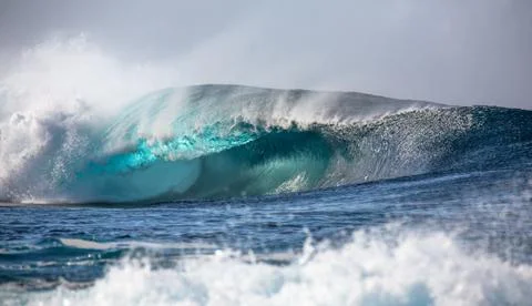 Big Waves in the Ocean Stock Photos