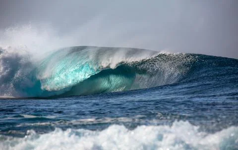Big Waves in the Ocean Stock Photos