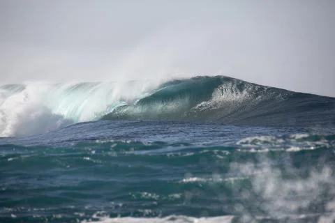 Big Waves in the Ocean Stock Photos