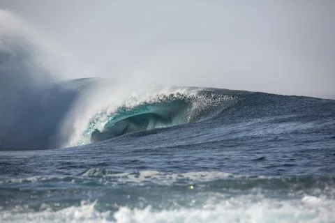 Big Waves in the Ocean Stock Photos