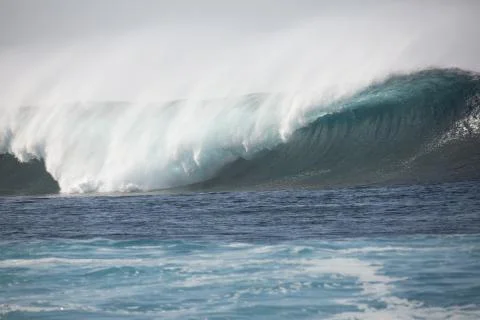 Big Waves in the Ocean Stock Photos