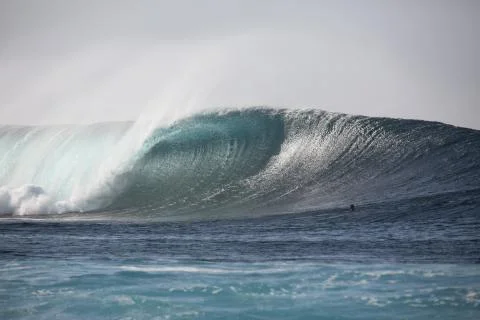 Big Waves in the Ocean Stock Photos