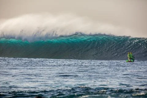 Big Waves in the Ocean Stock Photos