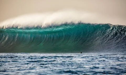 Big Waves in the Ocean Stock Photos