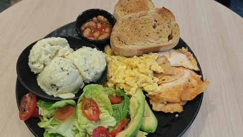 Big western breakfast Видео 328266544