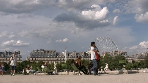 Big wheel in Paris Vidéo 89347987