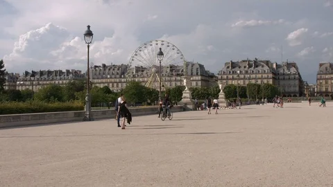 Big wheel in Paris Vidéo 89350409