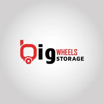 Big wheels vector logo design Stock Illustration