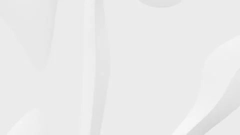 Big white abstract moving wave surface. Seamless loop white background. 3d il Stock Illustration
