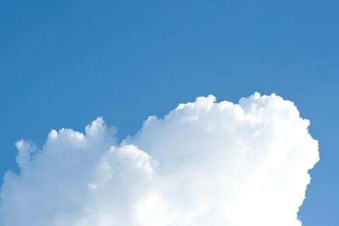 Big white cloud Stock Photos