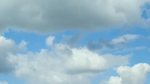 Big white clouds panning Stock Footage 148036513