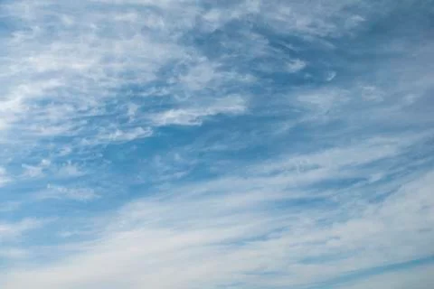 Big white clouds in sky Stock Photos