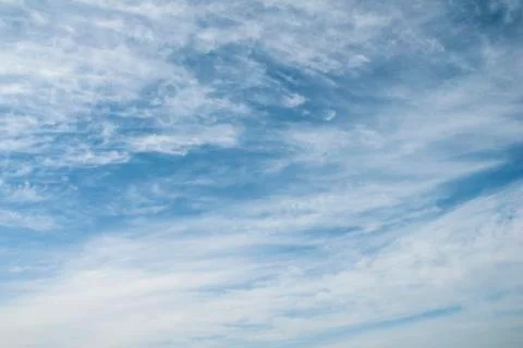 Big white clouds in sky Stock Photos