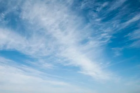 Big white clouds in sky Stock Photos