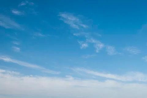 Big white clouds in sky Stock Photos