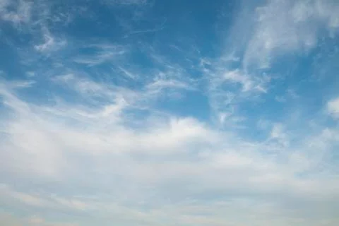 Big white clouds in sky Stock Photos