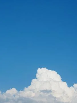 Big white clouds on a summer sky Stock Photos