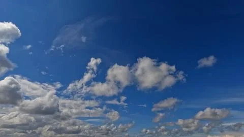 Big white cumulus clouds nice sky bg - photo of nature Stock Photos