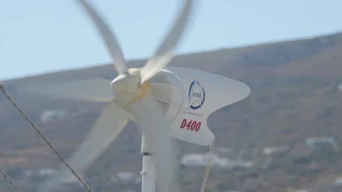 Big white fan, blower moving in different directions, working. Stock Footage 202090633