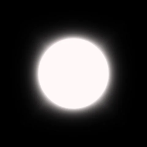 Big white flashing circle light in the dark Stock-Footage 308672396