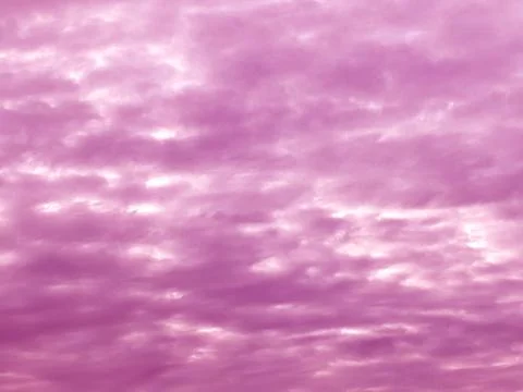Big White Fluffy Clouds on A Blue Sky With Fine Whispy Lines Abstract Skyscap Stock Photos