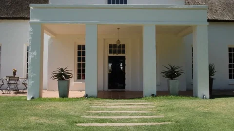 Big White Mansion Stock Footage 88377629