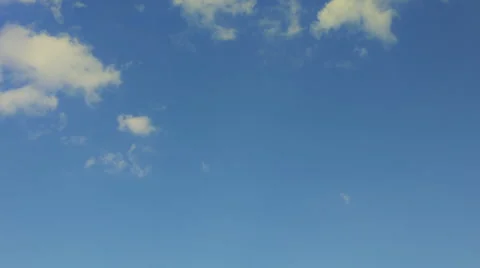 Big White Puffy Clouds - Time Lapse Stock Footage 999668