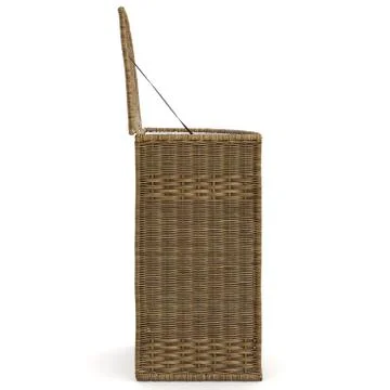 Big wicker basket Stock Illustration