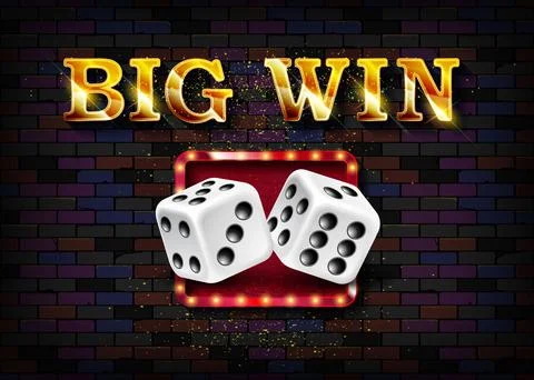 Big Win banner Stock Illustration