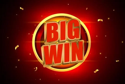 Big Win Concept Illustration Stock Illustration