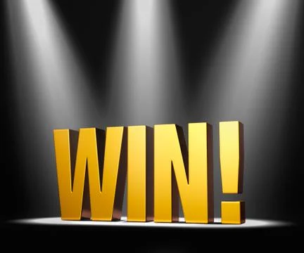 Big win Stock Illustration