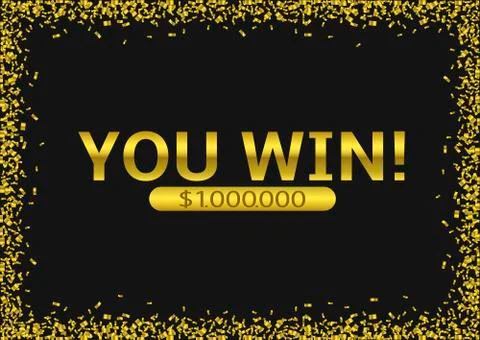 Big Win illustration Stock Illustration