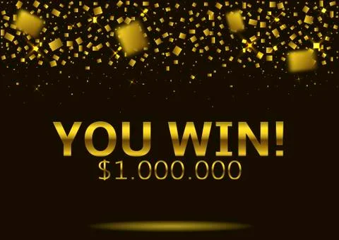 Big Win illustration Illustrazione stock