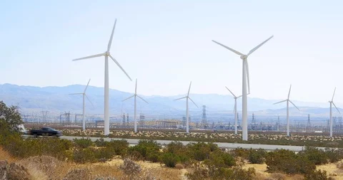 Big Windmill Stock Footage 121301646