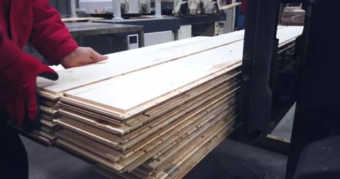 Big Wood warehouse Stock Footage 167865356