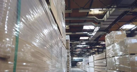 Big Wood warehouse Stock Footage 167866436