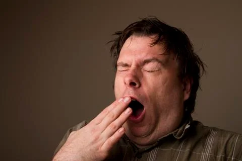 Big yawn Stock Photos