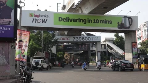 Bigbasket-now-india Stock Footage 284825635