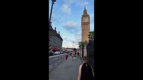 Bigben4- slow motion vertical Stock Footage 322928771
