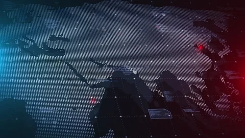 Bigdata Mapping Platform Connectivity Global Infrastructure Network Analysis  Stock Footage 311363733