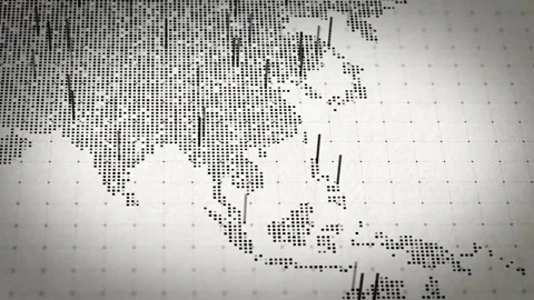 Bigdata Tracking Map Platform Geo analytics Information Cloud Technology Stock Footage 312359729