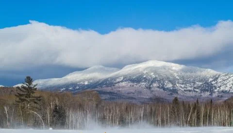 Bigelow Mountains with Clouds Stock-Fotos