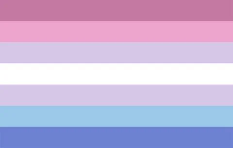 Bigender flag pride vector illustration. 스톡 일러스트