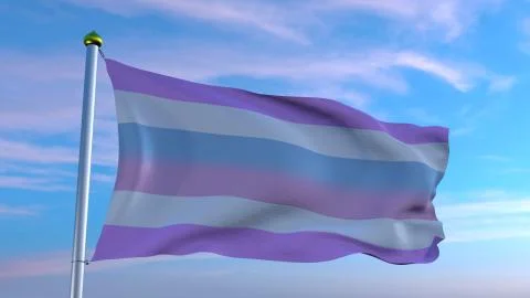 Bigender pride flag Illustrazione stock