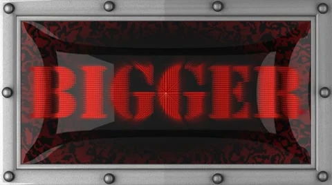 Bigger on led Vídeo Stock 8665029