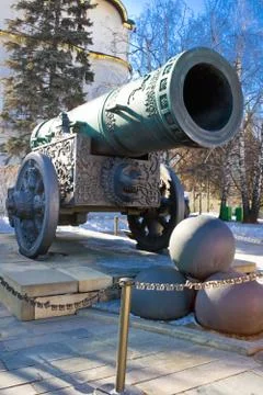 The biggest ancient cannon Stock Photos